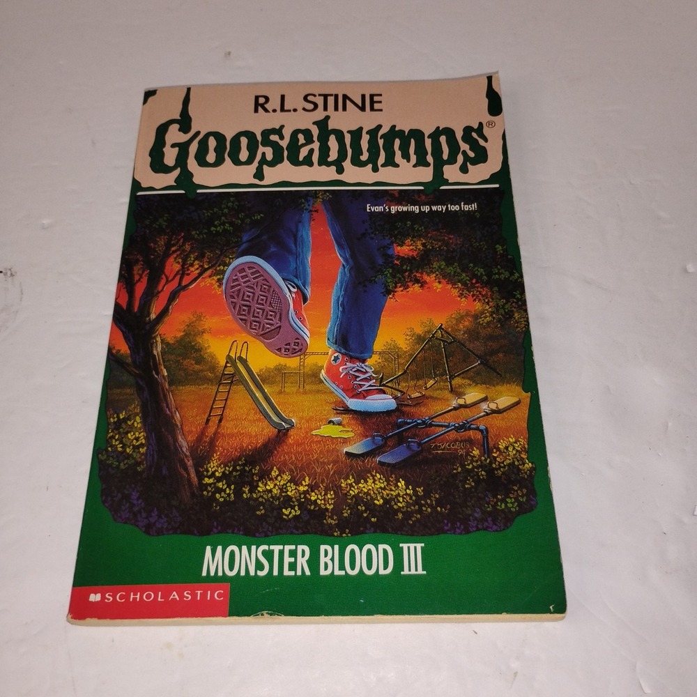 Goosebumps Monster Blood‎ III by R. L. Stine 1995 1st Edition Paperback Rare